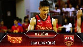 Saigon Heat Trickshots: Quay lưng với rổ, Nguyễn Văn Hùng vẫn xuất sắc ghi điểm