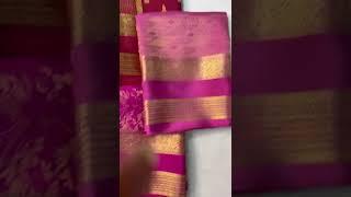 Mysore Pure Silk Saree with silk Mark certified/3D brocade/15/ 12999/120gm#9972145452 #mysoresilk