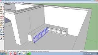 SketchUp #28 - Small House - Kitchen Base Cabinets - Brooke Godfrey