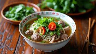 แจก​สูตร​วิธี​ท​ำ​เฝอ​ลาวน้ำชุปหอมๆ (ก๋วยเตี๋ยว​ลาว)​ ເຝີລາວແຊບໆ - Soupe pho version Lao (FRA SUB)