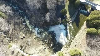 Stunning view of drone crash at Websters Falls, Hamilton, Ontario  (raw drone video) | Part 2