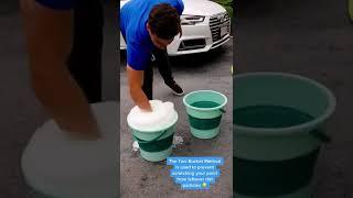 Two Bucket Method #cars #cardetail #carwash