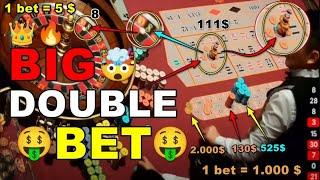 Live Roulette|Exclusive Big Double Bet Saturday 111$ Bet Hot table at Las Vegas CASINO2024-09-15