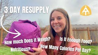 Food for a 3 Day Resupply | Appalachian Trail 2024