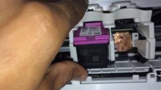 How to Install  and Replace Ink Cartridge in HP DeskJet Advantage 2135 All in One printer