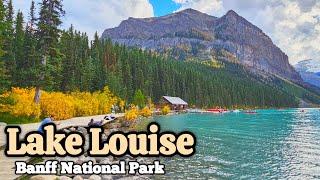 Lake Louise on fall Season 2024 #lakelouise #alberta #canada #banff