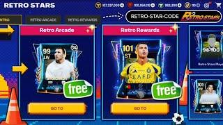 FREE ICON & 99-101 PLAYER!! RETRO STAR EVENT NEW REDEEM CODE FC MOBILE 24 |  RETRO STAR FC MOBILE!