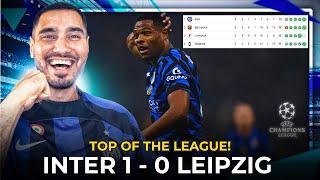 TOP OF THE LEAGUE! INTER 1 vs 0 RB LEIPZIG Match Reaction!