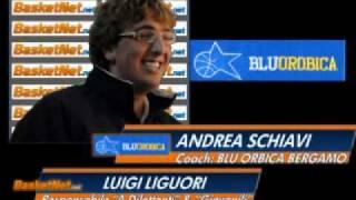 Intervista a  ... Andrea Schiavi post Blu Orbica Bergamo-Eurobasket