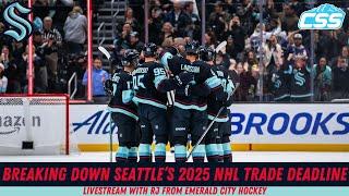 Seattle Kraken 2025 NHL Trade deadline breakdown with RJ from Emerald City Hockey