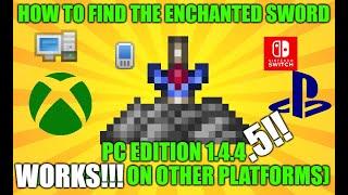 Terraria 1.4.4.6 Enchanted Sword Labor Of Love Seed! How To Find Enchanted Sword!! All Platforms!