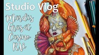 Mardis Gras Studio Vlog - Mill Casino RV