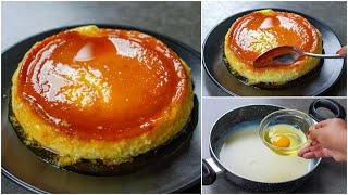 I Combined Egg & Rice Flour To Make This Pudding Recipe | Delicious Pudding Recipe