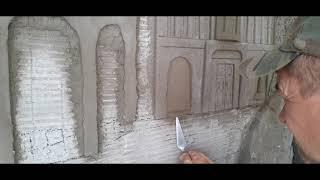 Барельеф из Артбетона своими руками | Diy art concrete bas-relief