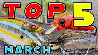 Top 5 Baits For March Bass Fishing!