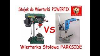 Stojak do wiertarki POWERFIX vs Wiertarka Stołowa PARKSIDE PTMB 500 D4 - TEST