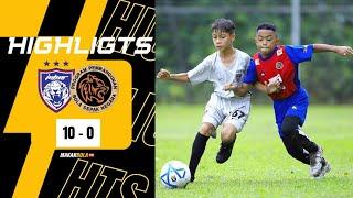 Johor DT U12 10-0 AT Johor Bahru U12 | Highlights | Perlawanan Persahabatan