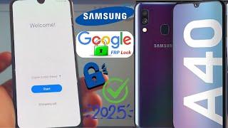 Samsung A40/A40s FRP Bypass Android 12 New Method