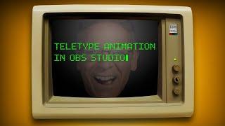 OBS Studio Teletype Tutorial For Beginners - Perfect For Lower Thirds