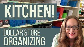 6 Kitchen Organization Ideas after Decluttering || Dollar Store || Hoarder to Minimalist Kitchen