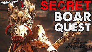 The SECRET Boar Quest in Black Myth: Wukong Explained