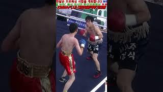 16살 프로복서 바디샷 KO
