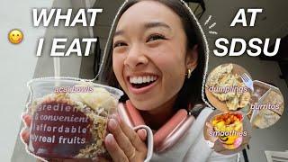 WHAT I EAT IN COLLEGE *freshman year @ SDSU*