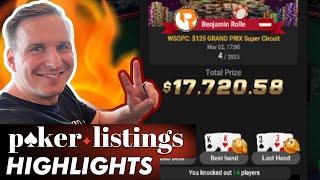 Bencb789 dominates the $125 WSOPC Grand Prix! Online Poker Highlights!