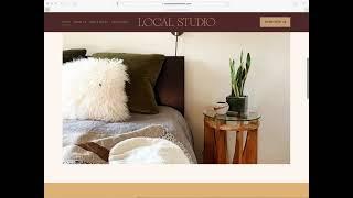 Local Studio website design