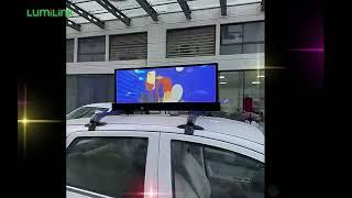 Taxi Top Advertising LED Display Screen-High Visibility