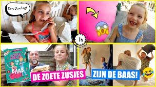 DE ZOETE ZUSJES zijn DE BAAS!! *Yes Day CHALLENGE!! [1 Uur Video] DeZoeteZusjes