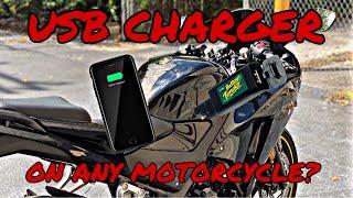 How To Put A Phone Charger On Any Motorcycle!