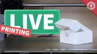 3D Printed Flat Box - Live