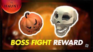 ROBLOX EVENT | How to get Evil Pumpkin & Friendly Skeleton in The Haunt on Roblox (BOSS FIGHT)