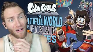 WHAT IS SPONS?! Reacting to "The Pitiful World of Pixar Games" by Caddicarus