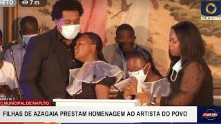 filhas e irmã do Azagaia passam mal no funeral do Azagaia