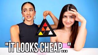 KIM KARDASHIAN’S MAKEUP ARTIST Tries My Makeup Brand For The First Time!