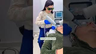Carbon Laser Facial for Glowing healthy skin at Smile Up Clinic #ytshorts #youtubeshorts #shortsfeed