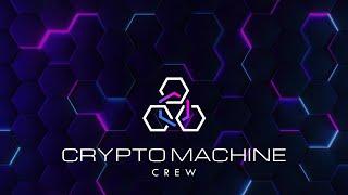 CRYPTO MACHINE CREW | LIVE  THE FUTURE, is NOW! #BTC #PLS 