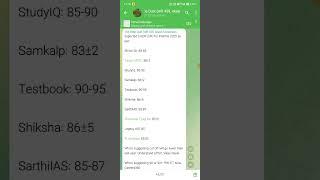 All Coaching Expected Cut Off Prelims 2025 | UPSC Prelims 2025 Expected Cut off