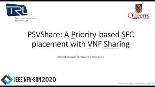 PSVShare: A priority-based SFC placement with VNF sharing