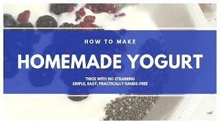 Homemade Thick Yogurt
