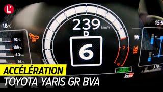 Acceleration Toyota Yaris GR 2024 (BVA8) : launch control & TOP SPEED !