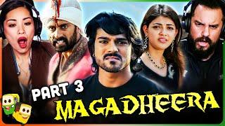 Part 3 - MAGADHEERA Movie Reaction! | Ram Charan | Kajal Aggarwal | Dev Gill