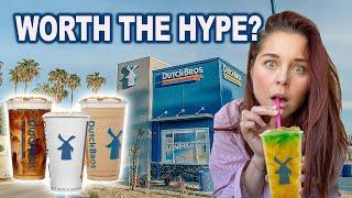 First Time Trying DUTCH BROS Drive Thru | VIRAL Reaction 2024