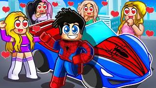 Draguer des Filles Avec La NOUVELLE Voiture SPIDERMAN à 50,000,000 $ Dans Roblox Driving Empire !