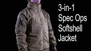 3-in-1 Spec Ops Soft Shell Jacket Rothco Product Breakdown