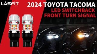 2024 Toyota Tacoma LED Switchback Front Turn Signal Light Install & Review | Lasfit LED Bulb