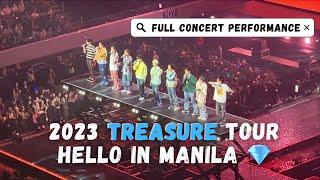  FULL CONCERT PERFORMANCE : 2023 TREASURE TOUR HELLO IN MANILA  #treasure #treasuremaker #teume