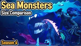 Sea Monsters Size Comparison : Season 4